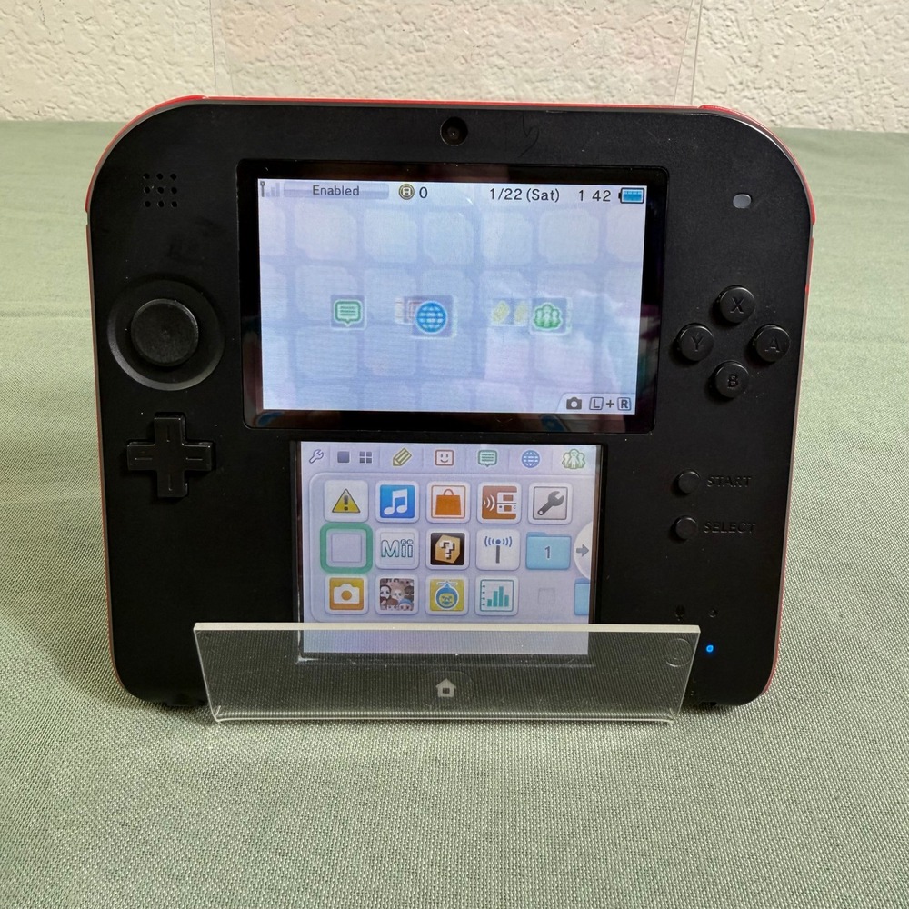Nintendo 2DS Handheld Console Red & Black FTR-001 System Only